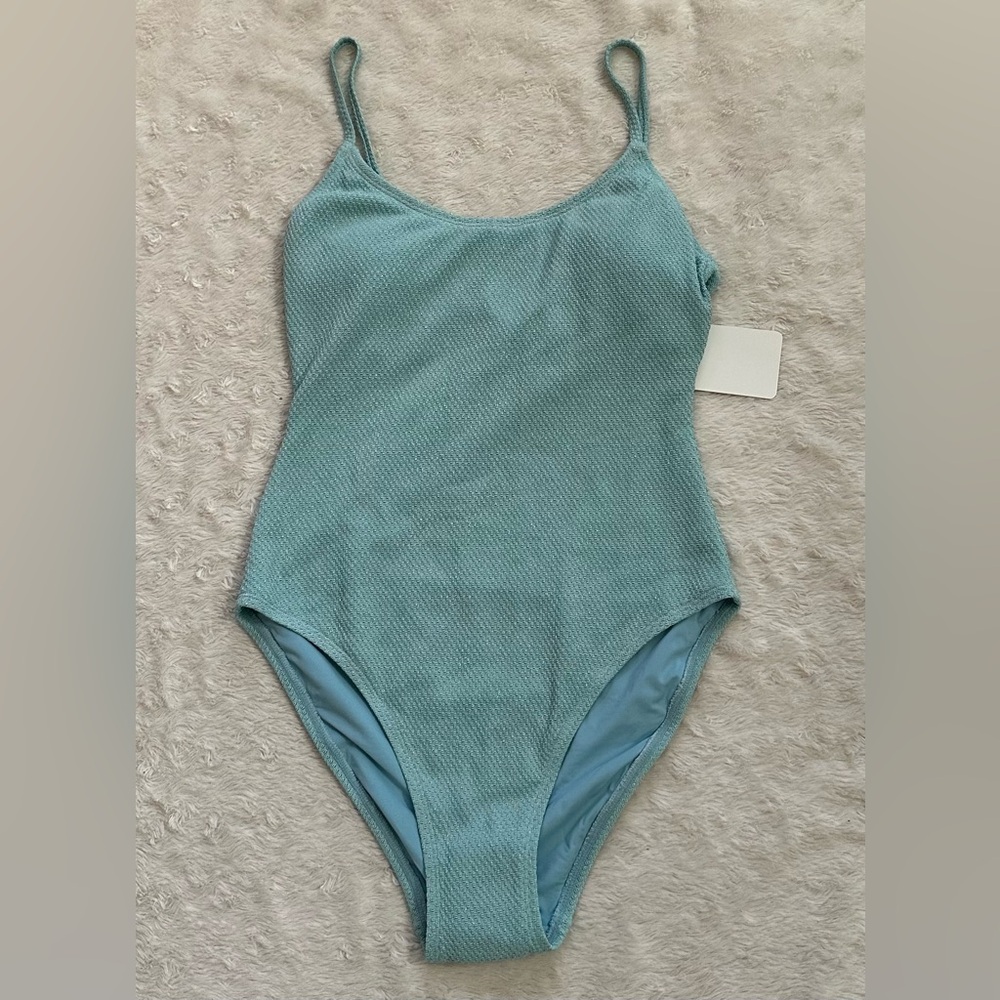 Andie One-Piece Swimsuit in Aqua